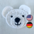 Polar Bear Appliqué Crochet Pattern