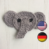 Elephant Appliqué Crochet Pattern