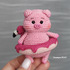 Pig Amigurumi Crochet Pattern, Crochet Piggy