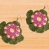 Crochet Flower Earrings Pattern