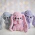 Crochet small plush bunny pattern