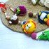 Crochet baby beads. Baby sling beads. Crochet animals