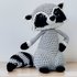 Raccoon. Crochet pattern