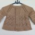 Strickanleitung Babyjacke/Mädchenweste, Gr.74-80, 9-12M, RVO mit Lochmuster