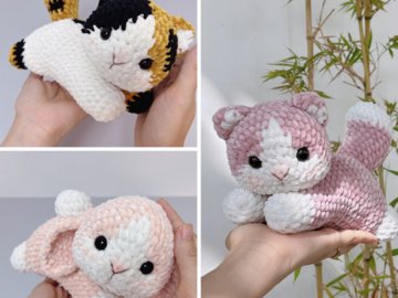 10 crochet store bunnies bundle