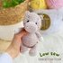 Plushie hippo Amigurumi low sew crochet pattern