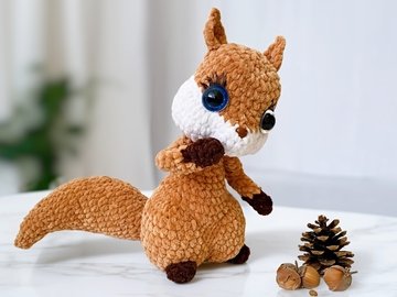 Squirrel. Crochet pattern