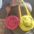 crochet smiley face / happy face mini bag pattern PDF