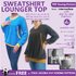 Sweatshirt Lounger Top PDF Sewing Pattern | Winter Jacket Sewing | DIY