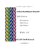 Colour Burst Peyote Stitch Bracelet