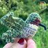 Hummingbird Calla amigurumi crochet pattern