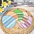 341 Modern Eggs decor, coaster, placemat, washcloth, dishcloth, jaquard