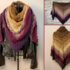 Crochet Pattern Triangular Scarf "Rhytia"