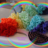 Haarband / Scrunchie REGENBOGEN