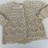 Strickanleitung Baby/Mädchenweste Gr. 104/110 ,Raglan, tolles Lochmuster