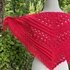 Crochet pattern triangular shawl Eleanor