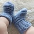 Premature Baby Socks Knitting Pattern