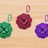 Crochet 3d flower keychain pattern