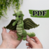 Basil the Dragon crochet pattern, amigurumi dragon pattern