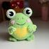 Crochet jumbo frog squishy amigurumi pattern - Low Sew amigurumi pattern