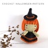 Crochet Halloween Pattern Witch Amigurumi Doll in a Pointed Hat