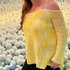 Crochet Pattern Off-the-Shoulder Summer Sweater