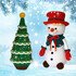 Amigurumi Snowman with Christmas tree,  Bobby the Snowman