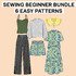 Easy Sewing Patterns for Beginners Bundle PDF Sizes XS-XXXL Ladies Simple