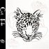 Plotterdatei, Schnittvorlage Gebard, Leopard