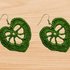 Crochet Leaf Earrings Pattern