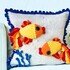 Pillowcase “Goldfish". No sew crochet pattern