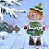 Crochet doll pattern Monica, the Christmas tree  - Christmas Ball Series