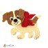 Puppy Dog crochet applique pattern