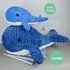 Wesley the Whale Crochet Amigurumi Pattern (English)