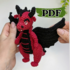 Blaze the Dragon crochet pattern, amigurumi dragon pattern