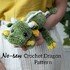 No-Sew Dragon - Amigurumi Crochet Pattern (in ENG, DE)