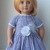 18-inch Dolls Lavender Dress Knitting Pattern