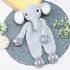 Elephant lovey crochet pattern, elephant snuggler, baby comforter toy