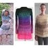 Polarlicht - Pulli/Tunika/Kleid, alle Längen, alle Größen, Häkelanleitung