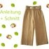 Schnitt und Nähanleitung weite Jerseyhose Gr.74 bis 140