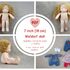 DIY Waldorf doll 7 inch (18 cm) tall. PDF pattern and tutorial