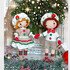 Сhristmas Gingerbread Dolls - Crochet pattern dolls - Christmas decor