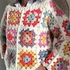 Crochet pattern Granny Square Mohair Sweater