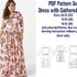 Maxi Dress Sewing Pattern Dresses Sewing Patterns PDF Pattern Sewing