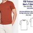 Men's T-Shirt Sewing Pattern PDF Sewing Patterns T-Shirts Patterns PDF