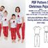 Christmas Pajamas Patterns Pajama Set Sewing Pattern Sleepwear Patterns PDF