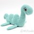 Loch Ness Monster Amigurumi Crochet Pattern Toy Dino Animal