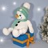 Schneemann Snowball mit Geschenkebox