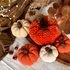 No sew realistic pumpkin in 2 sizes crochet amigurumi mindful pattern