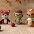 Autumn Animals: Fox, Hedgehog & Squirrel - Crochet Pattern